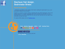 Tablet Screenshot of bauhaushairdesign.co.uk