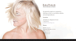 Desktop Screenshot of bauhaushairdesign.com